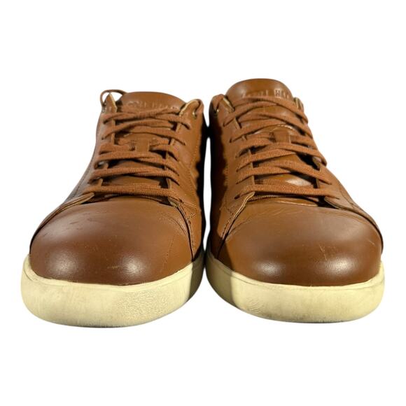 Cole Haan Grand Crosscourt II Leather Sneakers Brown Men’s Size 11M Grand.OS - Picture 2 of 9